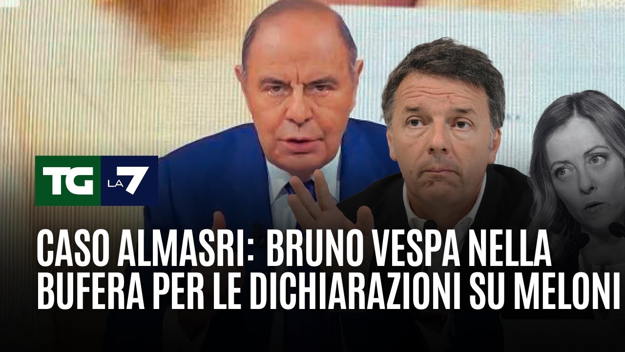 Caso Almasri: Bruno Vespa nella bufera per le dichiarazioni su Meloni
