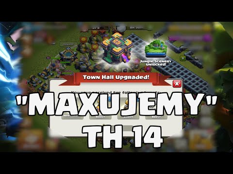 UPDATE TH14 MAXUJEMY 💥 SKRÓT Z LIVE 💥 CLASH OF CLANS 2021