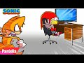TAILS PEGOU O KNUCKLES NO FLAGRA!!! #shorts