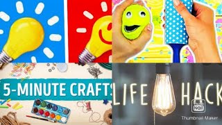 Iife Hacks Try 5 Minute Craft Channelharshal Borse Vlog