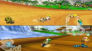 Mario Kart - Random splitscreen action pt. 3 @MonsterHunterMalek