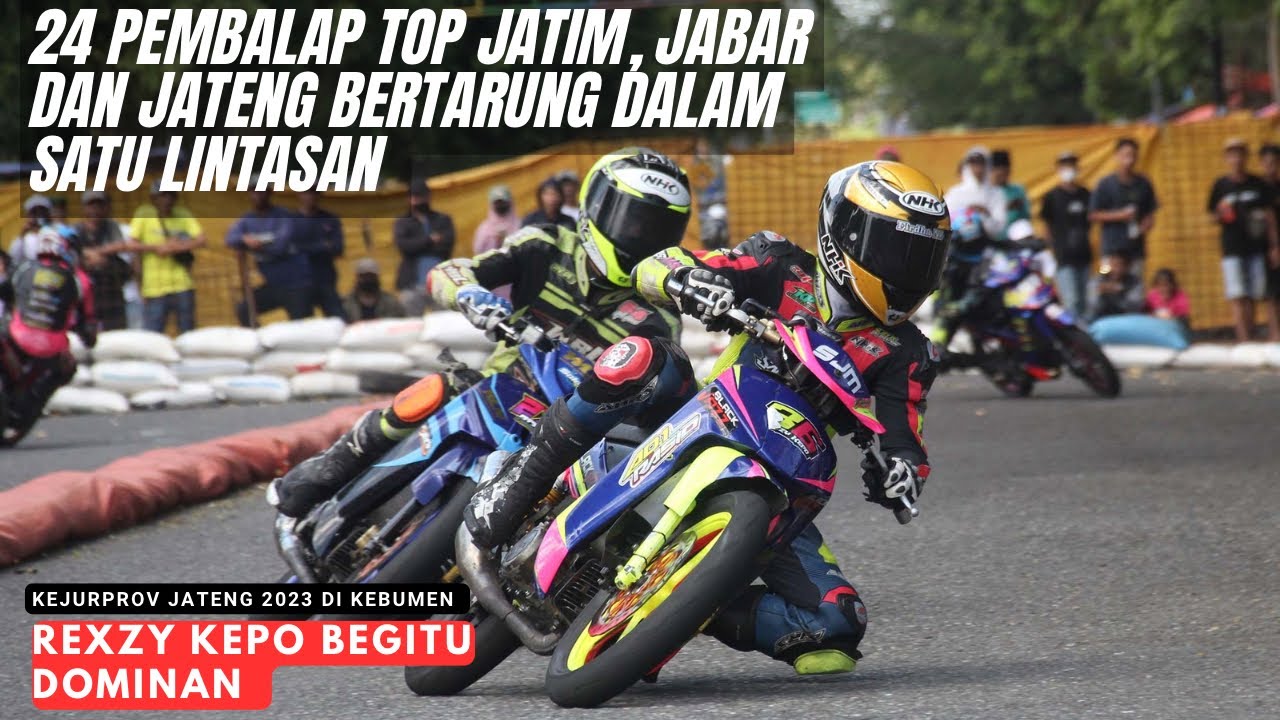 Rexzy Kepo (Sapta Jaya) Tak Terlawan ‼️Perang Bebek 2 Tak 125cc Road Race Kebumen