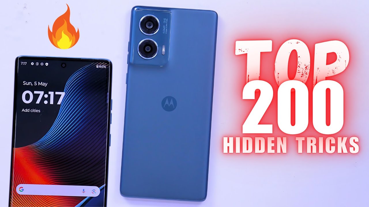 Moto Edge 50 Fusion Tips And Tricks | Top 200++ Hidden Features🔥🔥