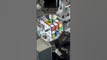 Fastest robot to solve a rotating puzzle cube ⏱️ 0.305 seconds by Mitsubishi Electric Corporation