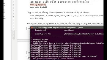 Linux OpenCV - Bài 01: Hướng dẫn cài OpenCV-3.1.0 trên Ubuntu 14.04 LTS