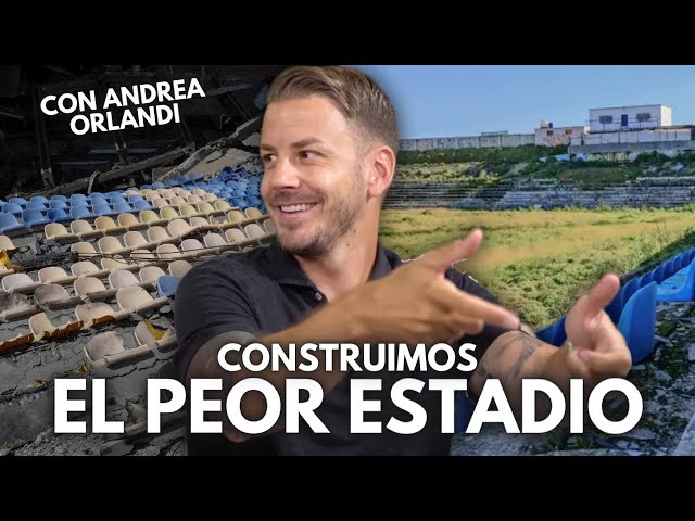 CONSTRUIMOS EL PEOR ESTADIO DE INGLATERRA CON ANDREA ORLANDI class=