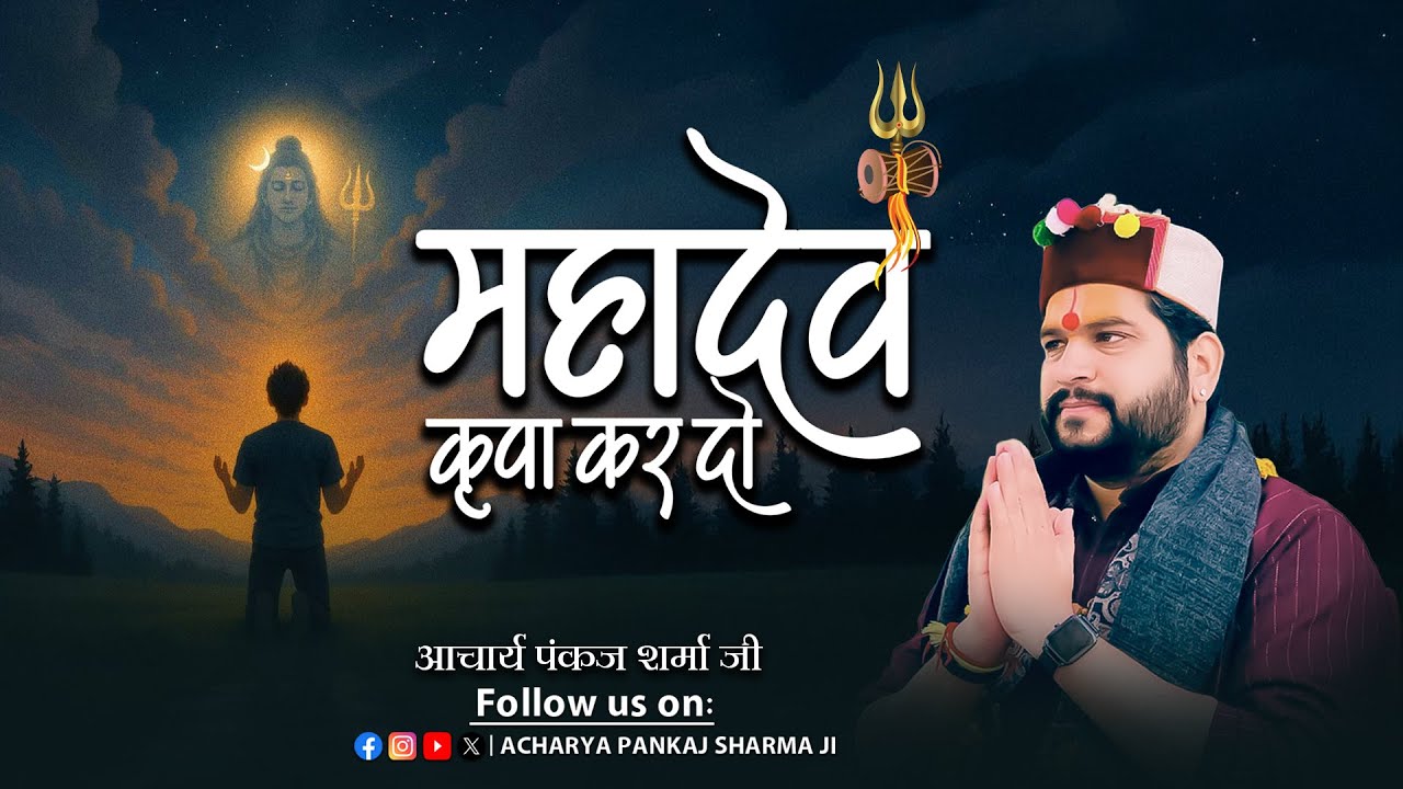 महादेव कृपा कर दो || Mahadev Kripa Kar Do  || आचार्य पंकज शर्मा जी