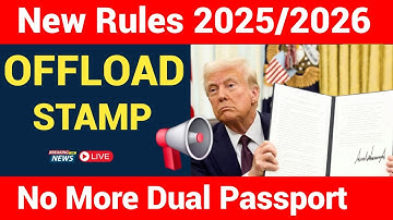 🔥 BREAKING! Dual Citizenship On Risk 2025 Update — Passport, Tax & Compliance Changes You Must Know