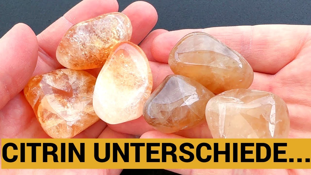 Naturcitrin Quarz oder gebrannter Citrin? Unterschiede💎