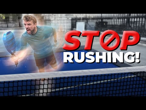 Slow down, use the glass, and approach the net strategically.