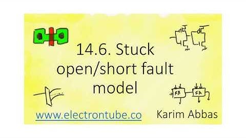 14.6. Stuck open/short fault model