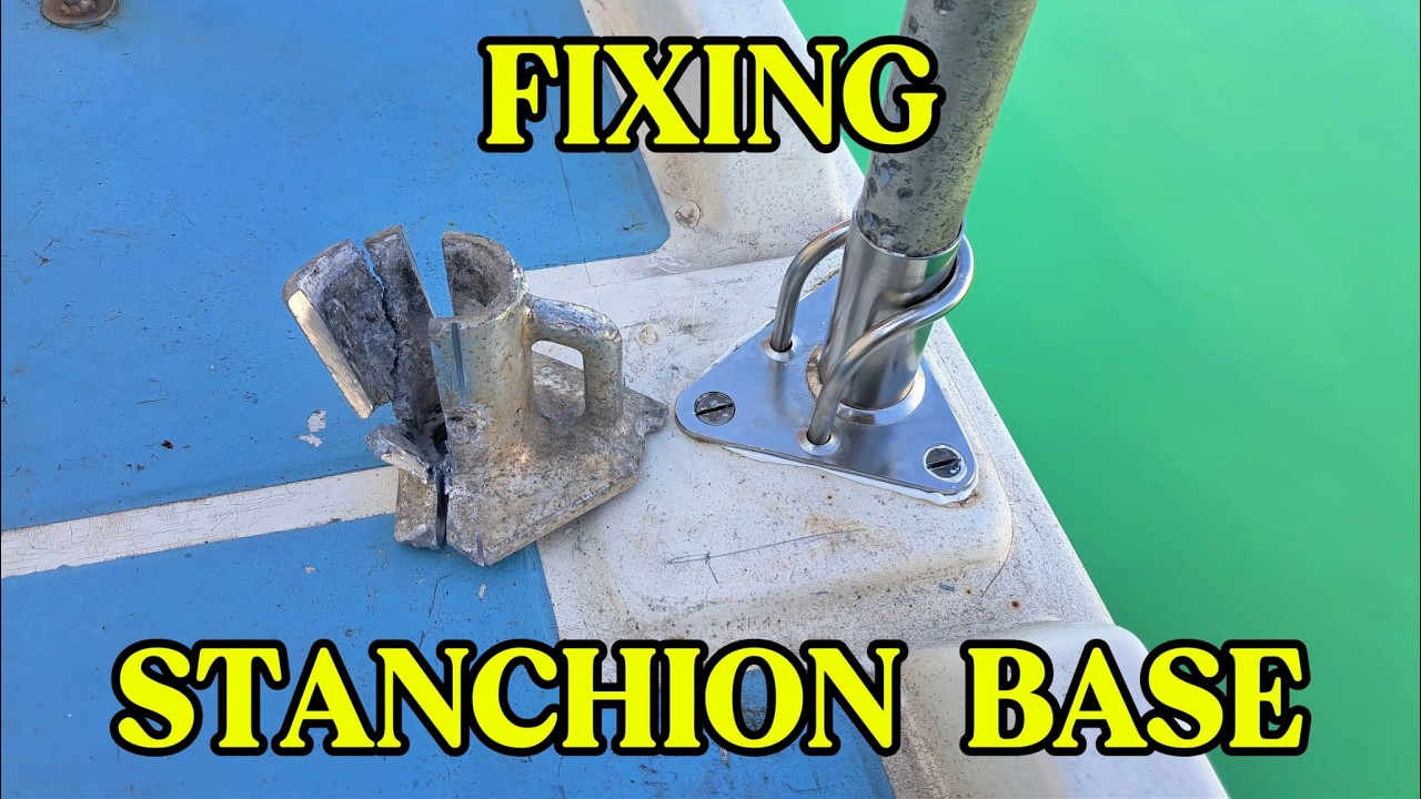 ⁣HOW to REPLACE and REBED a STANCHION base.