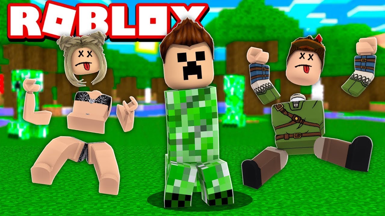 Roblox - FUJA DO CREEPER NO ROBLOX !! 