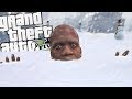 FRANKLIN freezes to DEATH in a BLIZZARD (GTA 5 Mods) - YouTube
