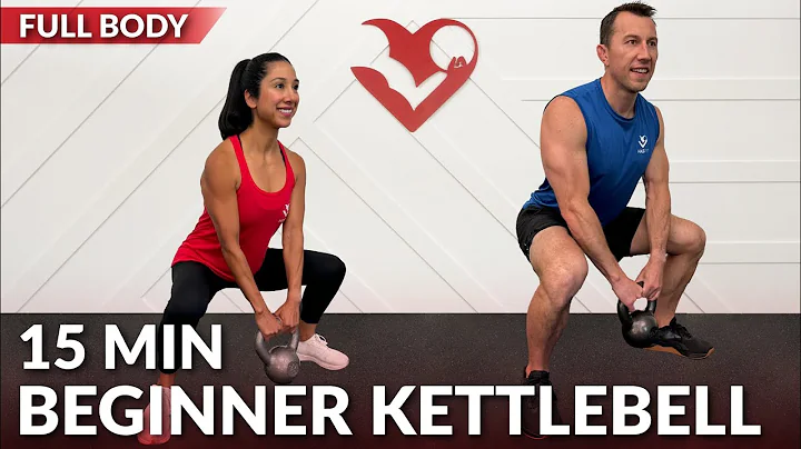 15 Min Full Body Kettlebell Workout for Beginners - No Repeat HIIT Kettlebell Workout for Fat Loss
