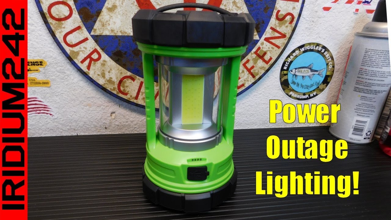 Power Outage Lighting: 3000 Lumen Rechargeable Camp Lantern 