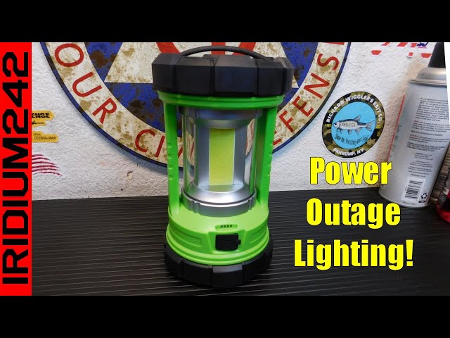 Power Outage Lighting: 3000 Lumen Rechargeable Camp Lantern 