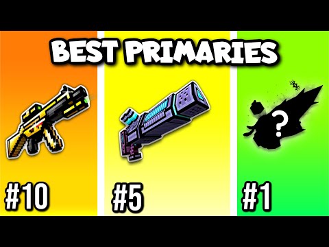 Top 20 BEST PRIMARY Weapon In Pixel Gun 3D