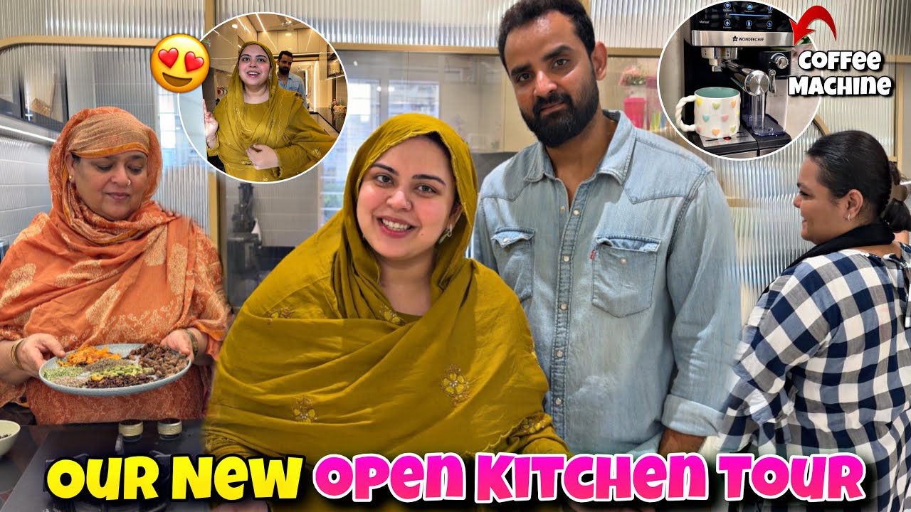Finally My New Dream Kitchen Tour ✨😍  | Open kitchen Ammi aur Sasu maa ko pasand aaya ♥️ 