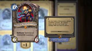 Hearthtone Gelbin Mekkatorque Behold, My Mighty Invention