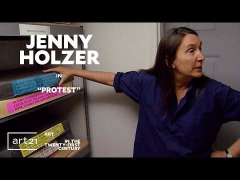 Jenny Holzer in "Protest" - Season 4 - "Art in the Twenty-First Century" | Art21