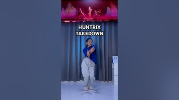 HUNTRIX - Takedown Dance Cover Side by Side| Kpop Demon Hunters #huntrix #kpopdemonhunters #takedown