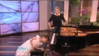 An 8-Year-Old Acrobat Pianist The Ellen DeGeneres Show