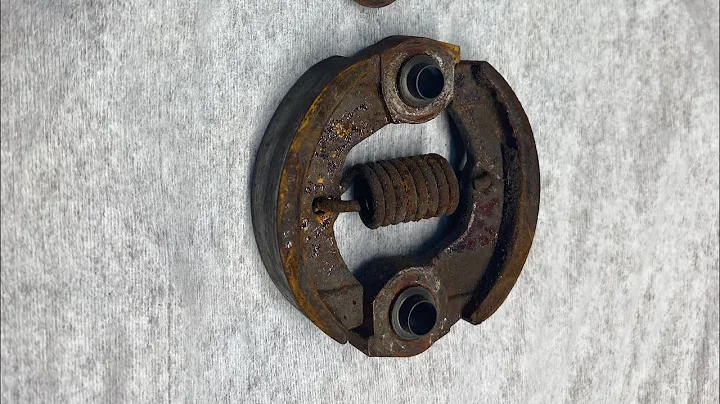 Stihl FS-90 trimmer hard to start/stuck clutch.