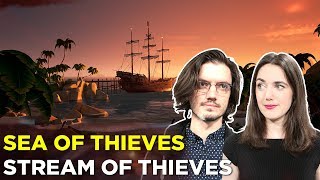 SEA OF THIEVES — 5 HOURS OF GAMEPLAY! Sloopin' It Up With Pat & Simone