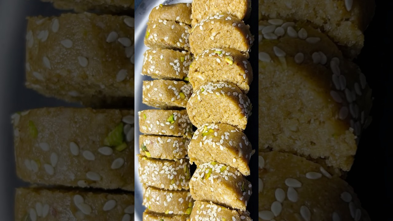 तिल और गुड़ से बनाए सॉफ्ट रोल मिठाई | Til roll sweet recipe 