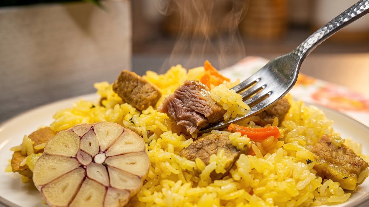 Arroz con Carne | Receta Fácil y Sabrosa