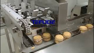 Moon cake stacking and packing machine system