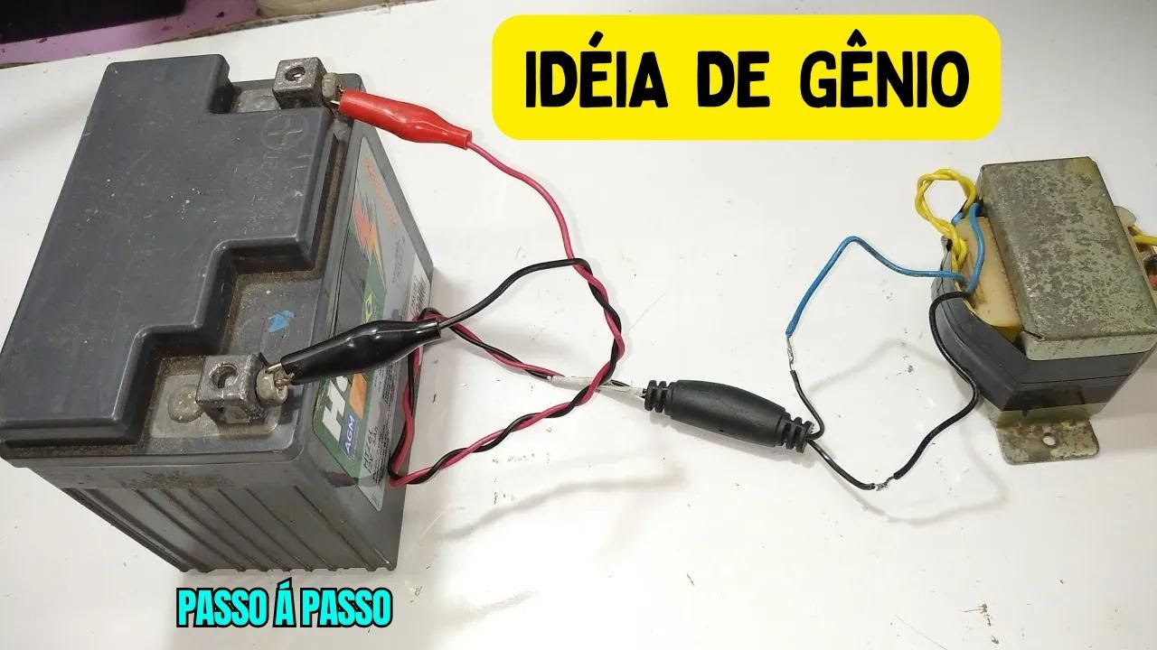Como Fazer CARREGADOR DE BATERIA Caseiro PASSO a PASSO Com MATERIAL DE ...