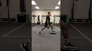 Deficit KB single side split squat