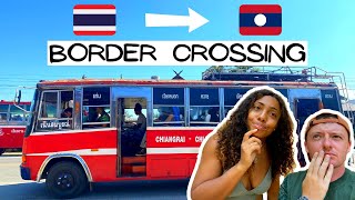 CROSSING THE BORDER FROM THAILAND TO LAOS! CHIANG MAI - CHIANG RAI / CHIANG KHONG - HUAY XAI | VISA