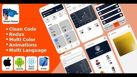 Smart Home - Home Security System React Native iOS/Android App