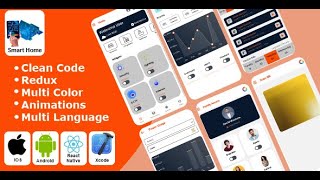 Smart Home - Home Security System React Native iOS/Android App