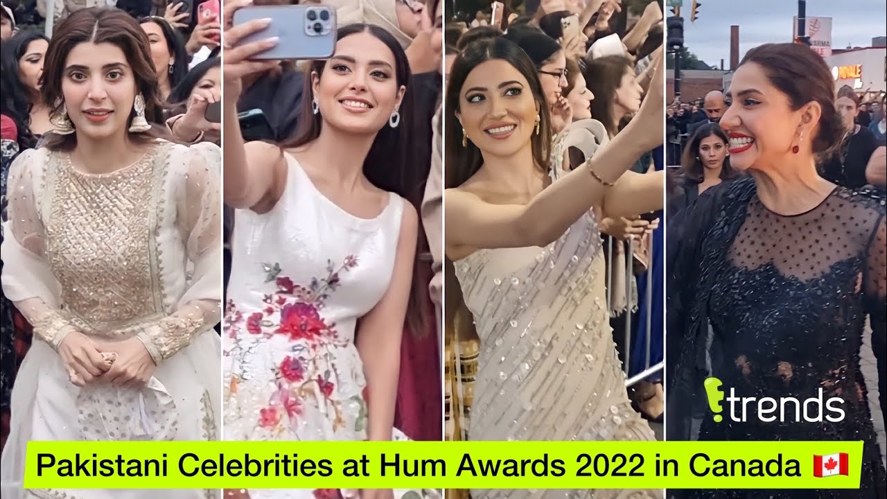 Hum Awards 2022 Canada - Mahira Khan - Aymen Saleem - Hania Amir