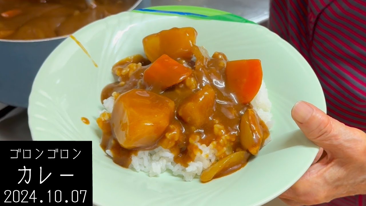 94歳おばあちゃん　ゴロンゴロンカレー　何もない日はカレー