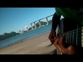 Acoustic guitar - beach