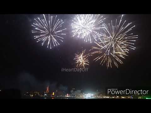 Fireworks Happy New Year 2020 at Al Seef Dubai Creek