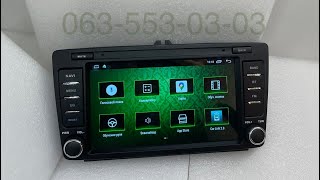 Магнитола Skoda Octavia как Оригинал НОВАЯ 4/64Gb 8 ядер 4G CarPlay GPS КУПИТЬ УКРАИНА