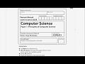Edexcel 9-1 GCSE Computer Science Sample Paper 1 Walkthrough