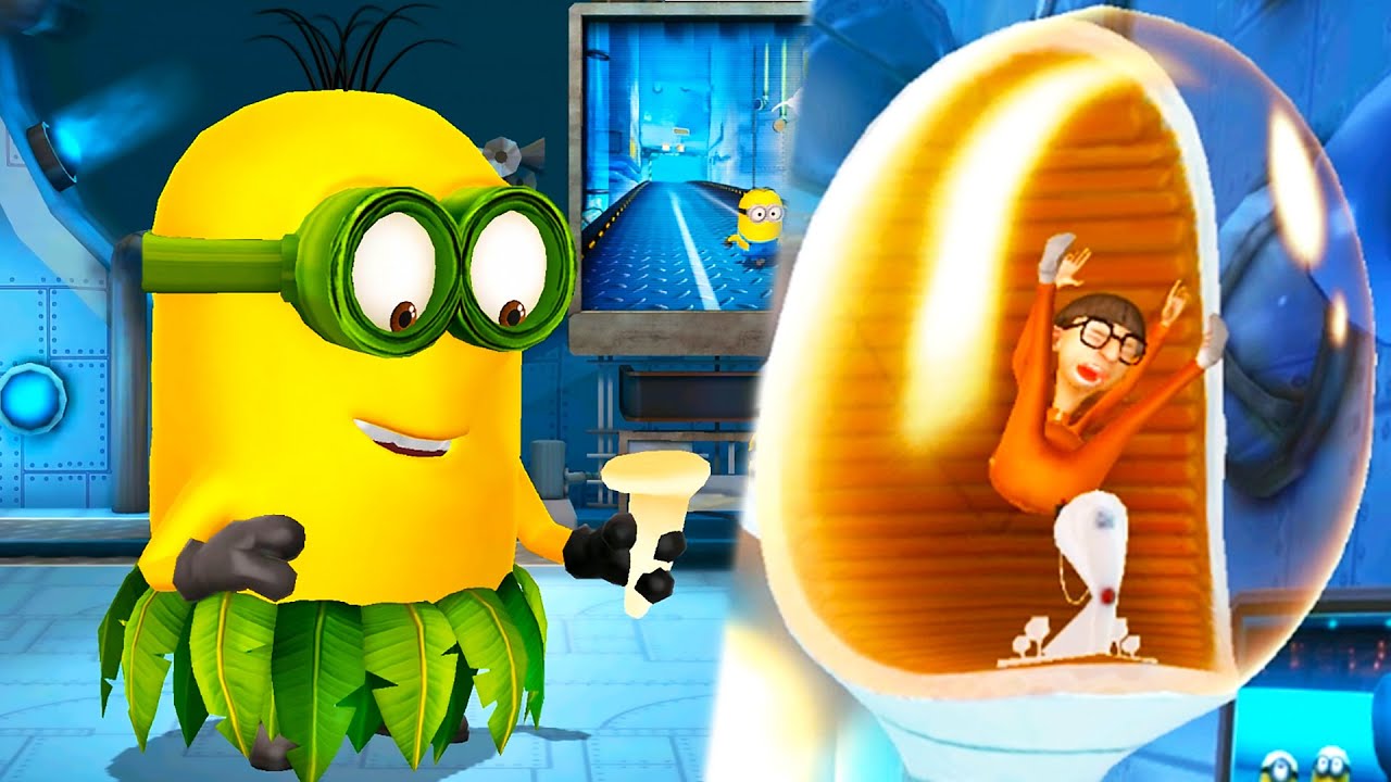 Jungle Minion Vs Vector ! Boss battle in Despicable me minion rush, lvl