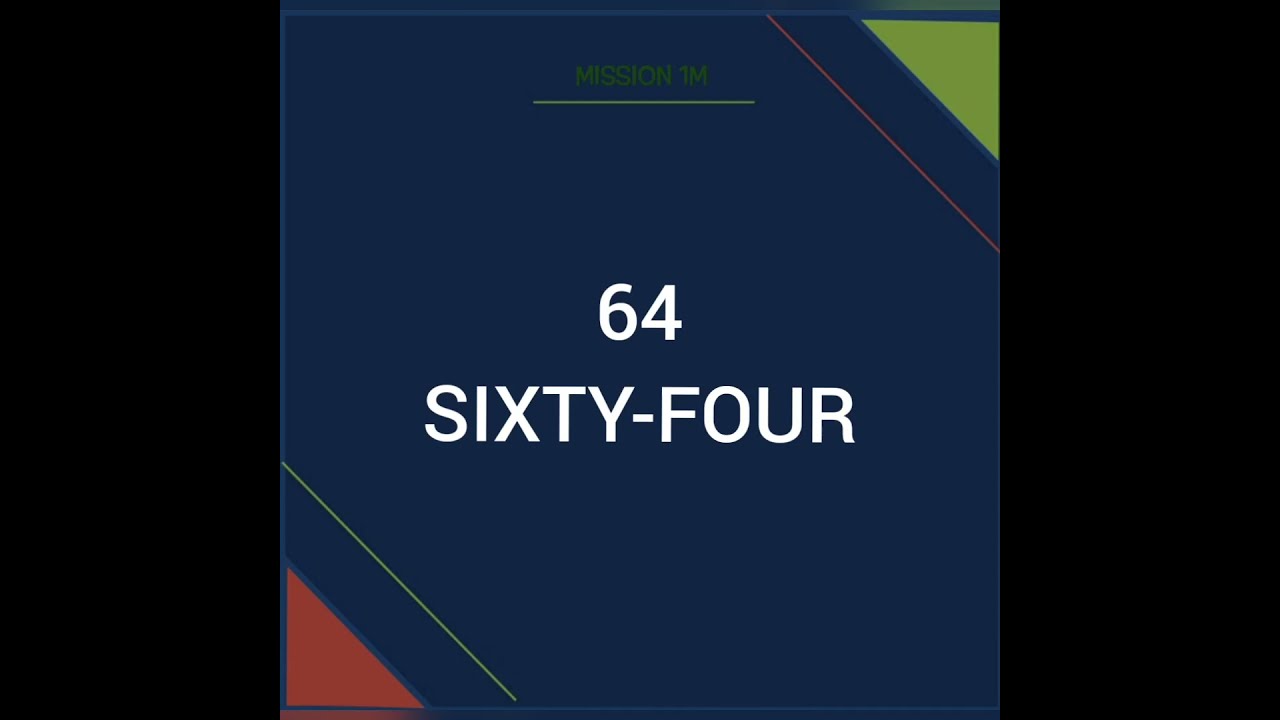 Sixty Four Counting Education Shorts
