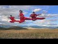 Wushu training in Nature. Ушу на природе