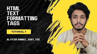 Full TUTORIAL 7 :HTML Text Formatting Tags | Bangla HTML tutorial News