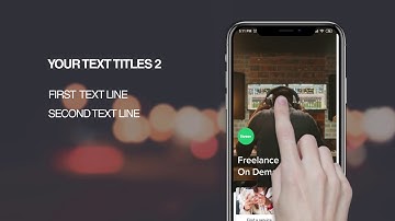 I will create a mobile app promo video for ios or android