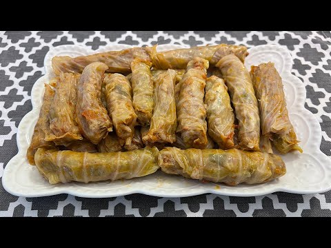 Kolay Lezzetli KIYMALI LAHANA SARMA  | Pratik Adımlarla Akıllı Yemekler Mutfağı #lahanasarması