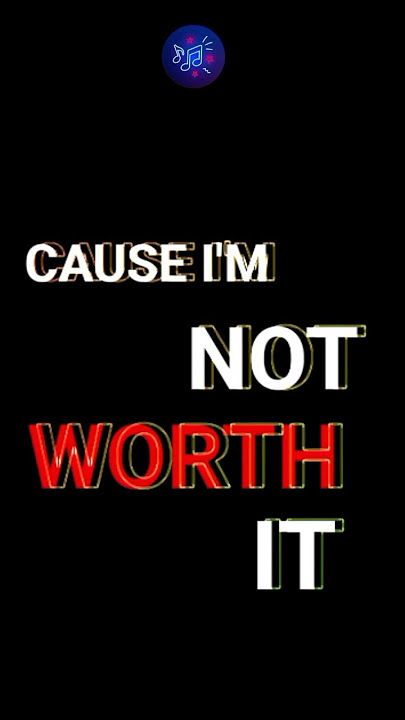 NEFFEX - "I'm Not Worth It" (Official Lyric Video) - YouTube